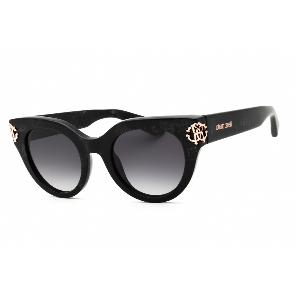 Roberto Cavalli 594174 Sunglasses Black Acetate Cat-Eye